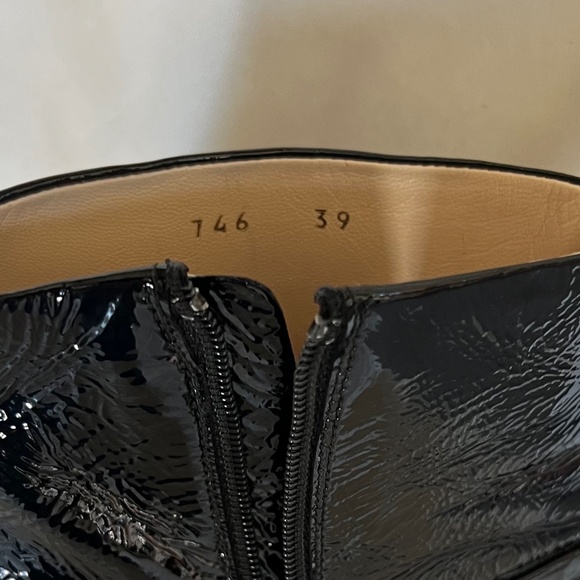 Prada Black Patent Leather Booties - Picture 7 of 7